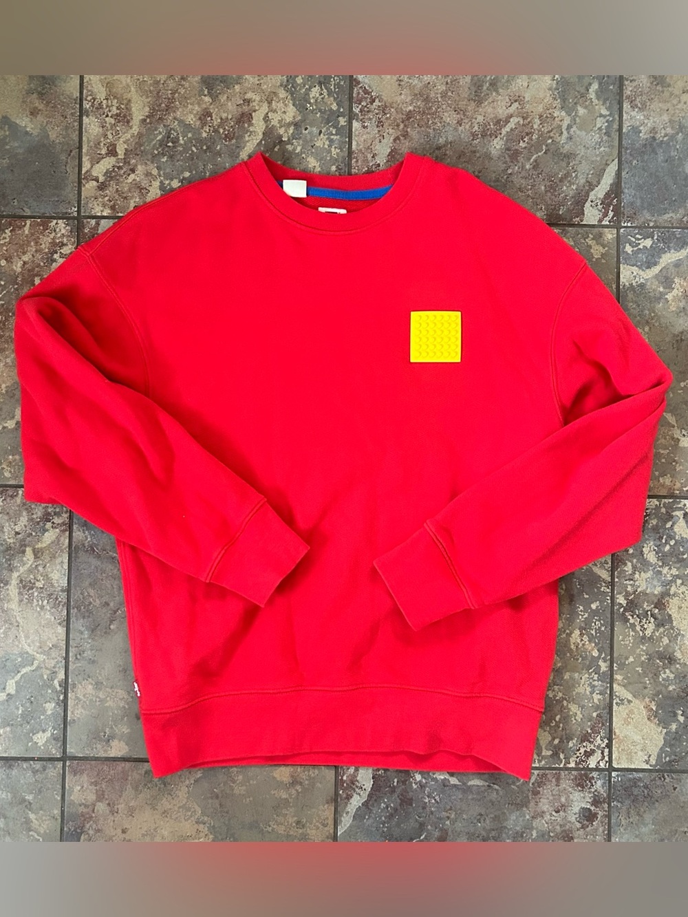 Levi's x Lego collaboration sweatshirt small yellow brick MINT